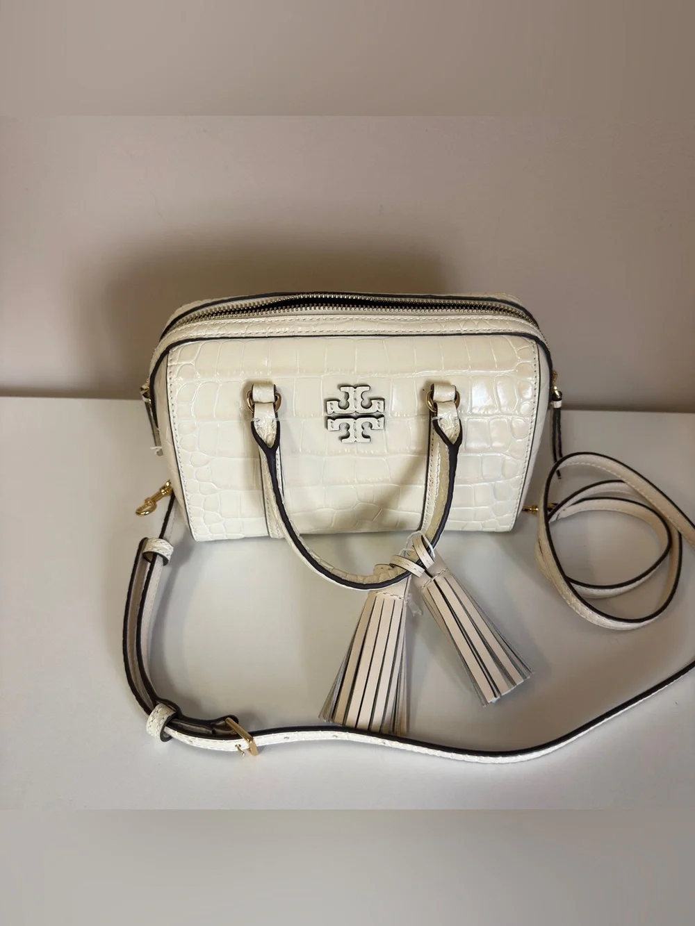 Tory Burch THEA EMBOSSED MINI SATCHEL 153463